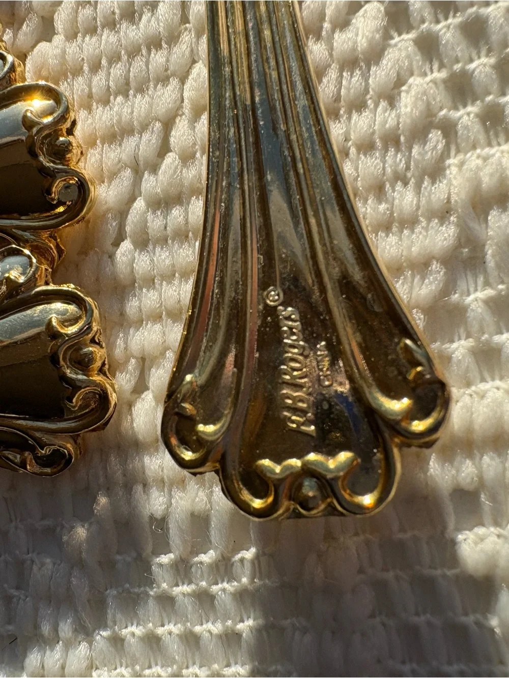 Gold-Tone Dessert Forks - Set of 21